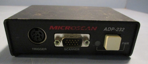 Microscan ADP232 9951000701 Adapter Data Box for Bar Code Scanner Lot of 2