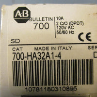 Allen Bradley 700-HA32A1-4 Relay Module Ser D 250VAC 10A 30VDC