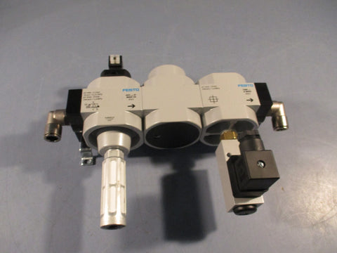 FESTO D-SERIES CS COMBINATION UNIT HEE-D-MAXI-24 J043/FRM-D-MAXI-J043 13125146