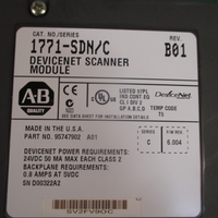 ALLENBRADLEY PLC5 DeviceNet Scanner SERIES C.  1771SDN