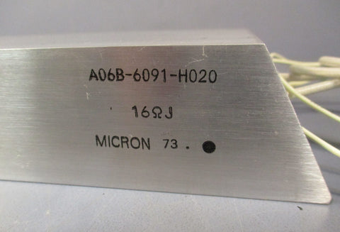Fanuc A06B6091H020 Sub Module Micron 73, 16 Ohm J
