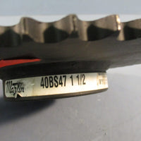 Martin Sprocket 40BS47 1 1/2 Sprocket, Bored to size 1 1/2" bore 47 Teeth