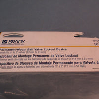 Lot of (2) Brady 121540 Ball Valve Lockout Device Permanent Mount