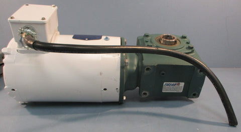 Baldor VWDM3546 Washdown Motor w/ Dodge Tigear 2 20Q25H56 Gearbox 11/4" Bore