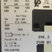 Allen Bradley 140MC2EB40 Ser. D Circuit Breaker 348786 690V 2.54A
