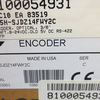 Allen Bradley Encoder 854SJDZ14FWY2C Ser C 5 VDC 1024 Incremental