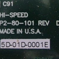 HiSpeed P280101 Rev D Checkweighter Processor Board 5D01D0001E