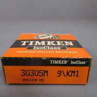 Timken Tapered Roller Bearing Cone & Cup Set 30305M 9/KM1