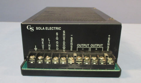 Sola Electric 8624262 115/230 VAC Rectifier Power Supply Used