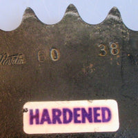 Martin 60B38H Hardened Bore to Size Sprocket for #60 Chain w/ 38 Teeth NOS