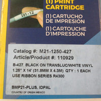 Brady M211250427 Label Print Cartridge White SelfLaminating Vinyl 1.25"