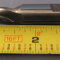 Lot of 2 Weldon 5° TaperedEndMill:Constant Spiral T5 6S3,3/16"DIA,1/2"SHK,3FL,U