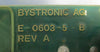 Bystronic AG E-0603-5 B Rev A I/O Rail Module Printed Circuit Board