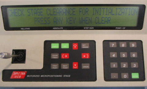 Spectra-Tech 0042-445 Motorized Micropositioning Stage Controller 1994 Ver 2.9