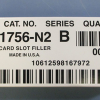 (Lot of 2) Allen Bradley 1756N2 Ser. B Card Slot Filler 1756N2/B
