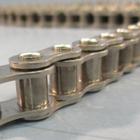 Tsubaki RS50NP2 RP AntiCorrosive Double Roller Chain Nickel Plated 10' Long