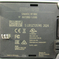 SIEMENS SIMATIC RF180C 1P 6GT2002-1JD00 ETHERNET CONNECTION TERMINAL BLOCK DC24V
