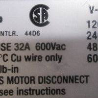 Allen Bradley 194EA321753 Ser B Switch Disconnector 32A 600VAC 50/60Hz