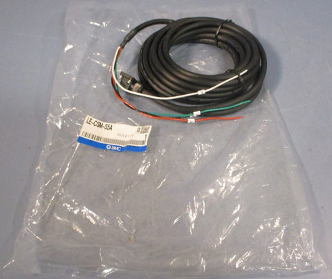 SMC LECSMS5A Cordset Motor Drive Cable Electric Actuator Plug