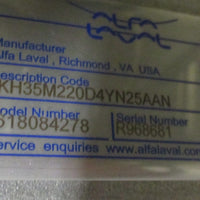 Alfa Laval LKH35M220D4YN25AAN 21/2 x 2" Centrifugal Pump 9618084278 20 HP