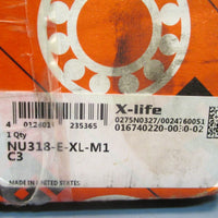 FAG XLife Cylindrical Roller Bearing NU318EXLM1C3 FACTORY SEALED