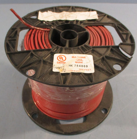 Republic Wire 14-19 STR MTW or THHN 500' Spool Stranded Machine Tool Wire Red