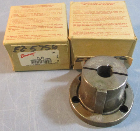 Browning P1 5/8 Split Taper Bushing 5/8" Bore 115/16" W 3" Flg OD (Lot of 2)