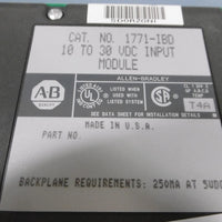 Allen Bradley 1771IBD 10 to 30V VDC Input Module