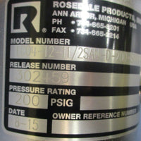 Rosedale Products LC041211/2SAND200SVNPB Basket Strainer Bag Filter 200PSIG