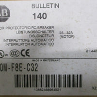 Allen Bradley 140MF8EC32 Ser C Motor Protector/Circuit Breaker 2332A