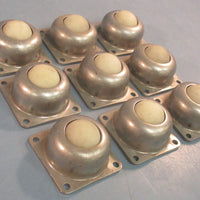 Hudson Bearings Inc Bearing Ball Transfer 4 Screw Holes 3" Length Lot of 9