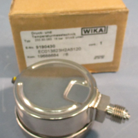 WIKA Econosto 233.50.063 0-16 BAR / EN837-1 Liquid Filled Pressure Gauge 316 SS