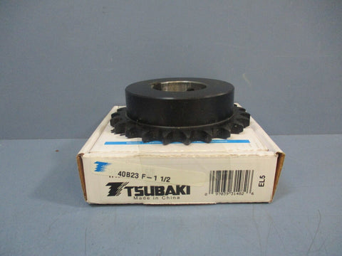 Tsubaki 40B23F-1½ Roller Chain Sprocket 1½" Bore