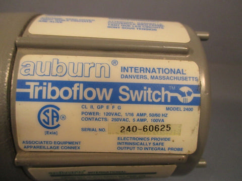 Auburn Triboflow Switch 120VAC, 1/16 AMP, 50/60 HZ Model 2400