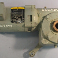 Baldor VM3546T Motor 1725RPM 1HP 60Hz W/ Morse Gear Reducer 25GSA 20:1 Ratio