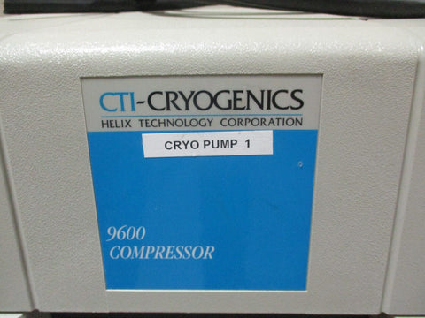 CTI Cryogenics 8135900G001R 9600 Compressor 200-230 VAC 3 Phase