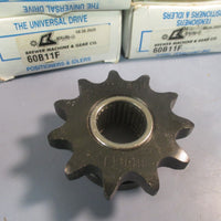 Lot of (5) Brewer Machine Idler Sprocket, 11 Teeth 60B11F