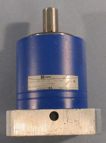 Wittenstein Alpha LP 070M0110111000 Planetary Gearbox 10:1 Ratio