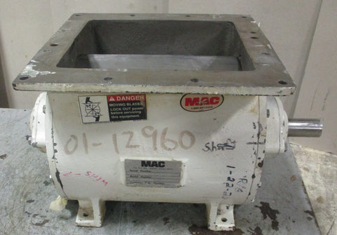 MAC CV04B 11 x 10" Rotary Airlock Valve 33/4  21/4" x 21/2" Bottom Port