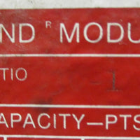 Cleveland Worm Gear Reducer Size 35 30:1 Ratio 1.0 SF 1" and 11/2" Shaft Dia
