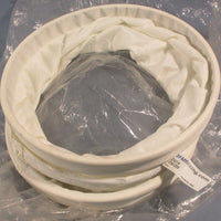 BFM Fitting 24314 Filter Sleeve White Polyester 10" ID 101/12" OD 10" L