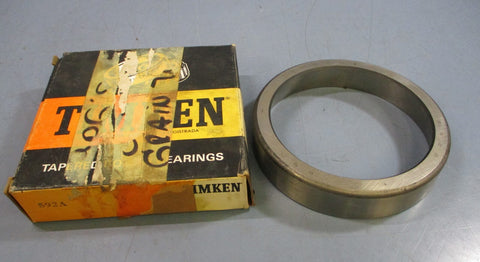 Timken Roller Bearing Cup 592A  (Lot of 2) 4 7/8" Bore, 6" Outside Dia, 1 3/16"W