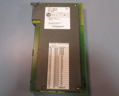Allen Bradley 1771IBD B Rev. E03 Input Module 10  30VDC Series B Used