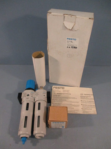 Festo FRC-1/4-D-MINI 159605 Air Preparation Combination Service Unit, 40 Micron