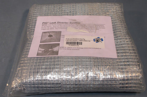 PIG TLS553CL Pipe Roof Leak Diverter Tarp / Bag and Hose System Clean NIB
