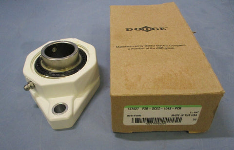 Dodge F2B-SCEZ-104S-PCR 2 Bolt Flange Block Bearing, EZ-Kleen 1-1/4" Bore