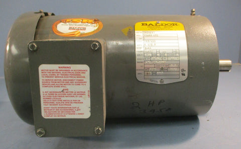 Baldor VM3555T 3-Phase Industrial Motor 2 HP 230/460 VAC 3450 RPM 7/8" Shaft Dia