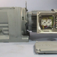 Sew Eurodrive R57 DRS71M4BE05HF Inverter Duty Gearmotor 3PH 35mm Shaft Dia