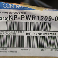 Johnson Controls Wall Mount Power Supply Model NPPWR12090 120 VAC 9 VDC NIB