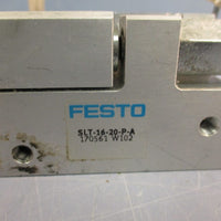 Festo SLT-16-20-P-A Compact Double Acting Mini Pneumatic Slide Cylinder 170561